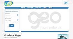 Desktop Screenshot of coraltorreviaggi.it