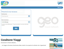 Tablet Screenshot of coraltorreviaggi.it